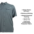 thumbnail image 2 of Habit Men's Short Sleeve 50+ UPF Fishing Shirt, 2 of 7