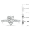 thumbnail image 5 of 1.00 CT. T.W.  Diamond Grand Pear Shaped Composite Engagement Ring in 14K Gold, 5 of 8