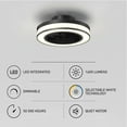 thumbnail image 5 of Artika Elton Fandelier Black with Remote Dimmable Light, 2700K-6000K, 5 of 9