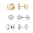 thumbnail image 2 of Disney Earring Set in 14K Gold and Sterling Silver, 2 of 5
