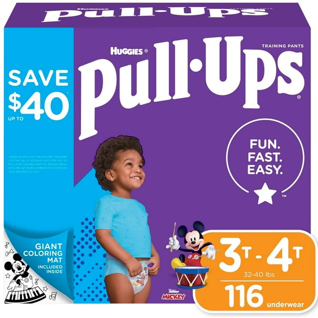 Huggies Pull-Ups Training Pants for Boys, Choose Size