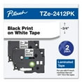 thumbnail image 2 of Brother P-Touch TZe Standard Adhesive Laminated Labeling Tape,Black on White, 2 of 6