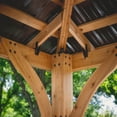 thumbnail image 8 of Backyard Discovery Barrington Cedar Gazebo with Powerport, Choose Size, 8 of 13