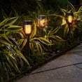 thumbnail image 5 of Deck Impressions Hummingbird Solar Tiki with Flame Effect Lights, 4-Pack, 5 of 9