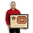 thumbnail image 4 of YouTheFan Auburn Tigers 25-Layer Basketball Stadium View 3D Wall Art, 4 of 5