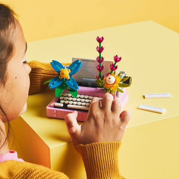 LEGO Creator 3 in 1 Typewriter with Flowers Building Toy, 363 pcs