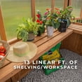 thumbnail image 8 of Backyard Discovery 9' x 6' Slant Roof Cedar Greenhouse, 8 of 15