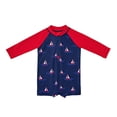 thumbnail image 4 of Member's Mark Baby Boys Rashguard One-Piece Swimsuit, 4 of 8