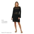 thumbnail image 5 of Edited by Remi Bader Long Sleeve Crochet Mini Dress, 5 of 11