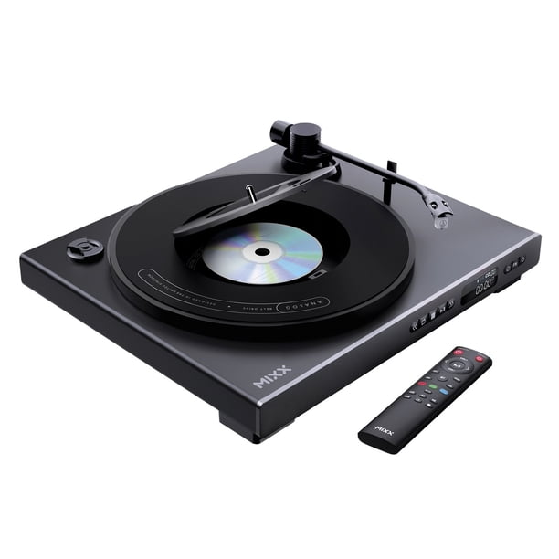 Mixx Analog Plus 2-in-1 Fully Automatic Turntable & CD Player with