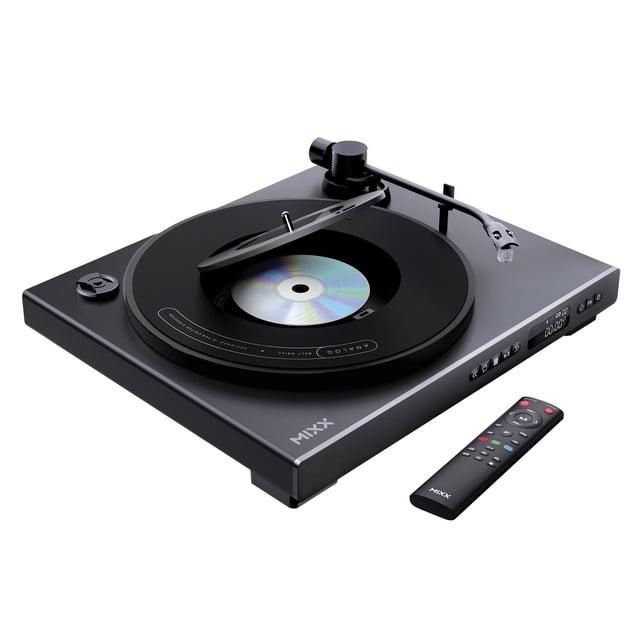 Mixx Analog Plus 2-in-1 Fully Automatic Turntable & CD Player with Wireless Streaming