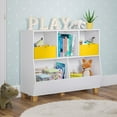 thumbnail image 1 of RiverRidge Kids Catch-All 35" Toy Organizer with Cubbies and Two 5" Fabric Bins, 1 of 7