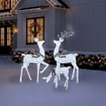 thumbnail image 1 of Member's Mark Pre-Lit Animated Iced Deer Family, 3 pc., 1 of 6