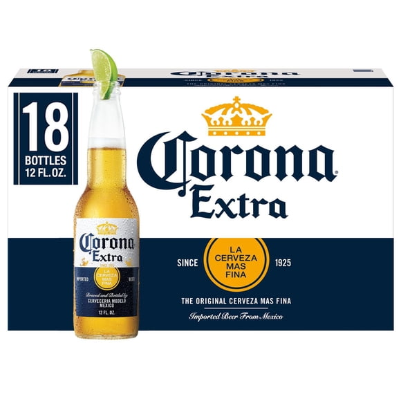 Corona Extra Mexican Lager Beer, 12 fl. oz. bottle, 18 pk.