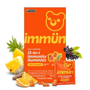 Immun by Gruns Adult Organic Vitamin C Immunity Gummies, 25 ct.
