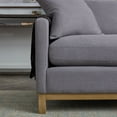 thumbnail image 2 of Newfield Upholstered Wood Base Loveseat, Assorted Colors, 2 of 5