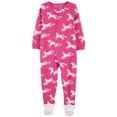 thumbnail image 1 of Carter's Baby & Toddler Girls Fleece Footie Pajama, 1 of 5