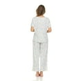 thumbnail image 3 of Flora Nikrooz 2-Piece Short Sleeve and Capri Pajama Set, 3 of 9