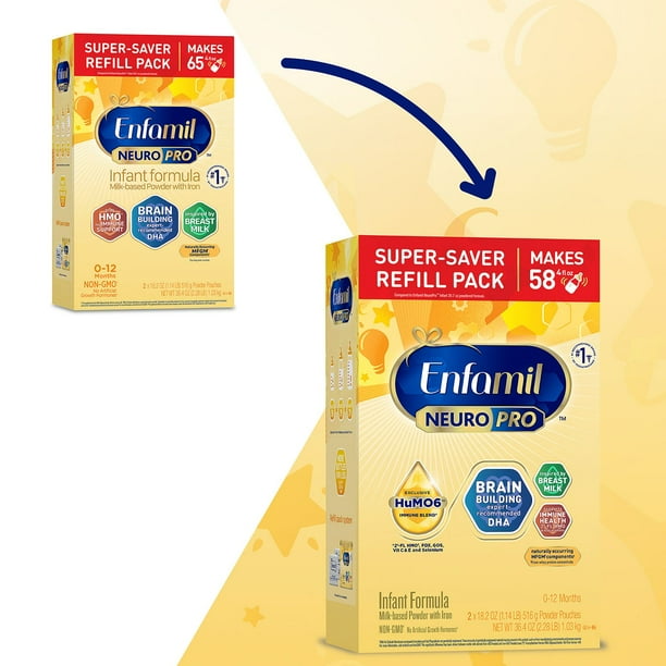 Enfamil NeuroPro Infant Formula, Milk-Based Powder with Iron