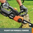 thumbnail image 8 of Worx 22" Hedge Trimmer, 5" Pruning Saw, 10" Cordless Chainsaw Combo Kit, 8 of 11