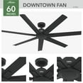 thumbnail image 4 of Hunter Downtown ENERGY STAR® Damp Rated Ceiling Fan and Wall Control - 72" & 60" Assorted Colors, 4 of 20