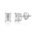 thumbnail image 3 of Lab Created 2.00 CT. T.W. Fancy Cut Diamond Stud Earrings in 18K Gold, 3 of 8