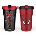 thumbnail image 2 of Zak Designs 14-oz. Stainless Steel Double Wall Sutton Grip Tumbler for Kids, 2-Piece Set, Assorted Characters, 2 of 13
