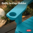 thumbnail image 9 of Keter Seabrook Modern Adirondack Chair with Integrated Cupholder, 9 of 14