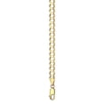 thumbnail image 2 of Curb Chain Necklace in Solid 14K Gold, 2 of 5