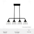 thumbnail image 5 of Hunter Cypress Grove with Clear Holophane Glass 4 Light Chandelier Ceiling Light Fixture, 5 of 10