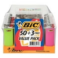 thumbnail image 1 of BIC 50ct Mini Pocket Lighter Tray with 3 Bonus Special Edition Mini Pocket Lighters, 53ct, 1 of 7
