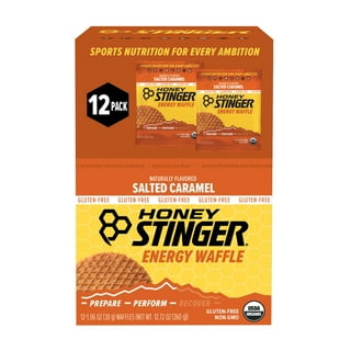 Honey Stinger Gluten Free Salted Caramel Waffle Organic Healthy Snack (12 ct.)