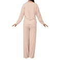 thumbnail image 3 of Barefoot Dreams CozyChic Ultra Lite Jersey Pullover & Wide Leg Pant Lounge Set, 3 of 5