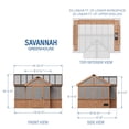 thumbnail image 19 of Backyard Discovery Chalet 14.5' x 12' Greenhouse, 19 of 20