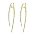 thumbnail image 3 of 1.50 CT. T.W. Double Drop Diamond Earrings in 14K Gold, 3 of 6