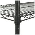 thumbnail image 5 of Alera 40" 3-Tier Wire Rolling Cart, Black Anthracite, 5 of 7