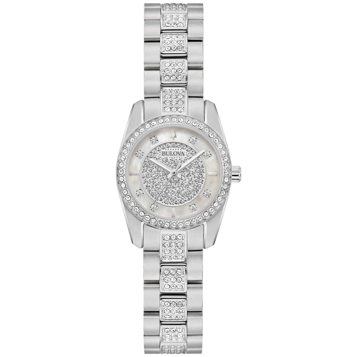 chinese dress ladies Bulova 98R142 20 Diamonds Ladies Dress Two Tone Watch main image 1