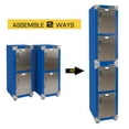 thumbnail image 2 of Seville Classics UltraHD 4-Door Stackable Locker Cabinets, 15" W x 18" D x 73.9" H, 2 of 14