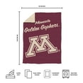thumbnail image 5 of Logo Brands Minnesota Golden Gophers Luxe Dreams Throw, 60" x 80", 5 of 6