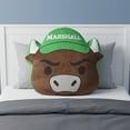 thumbnail image 2 of Logo Brands Marshall Thundering Herd Puff Pillow, 2 of 5