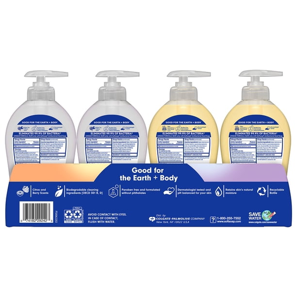 Softsoap Antibacterial Liquid Hand Soap, 11.25 fl. oz., 4 pk