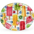 thumbnail image 2 of Artstyle Summer Fun Treats Oval Paper Plates and Napkins Kit (255 ct.), 2 of 8