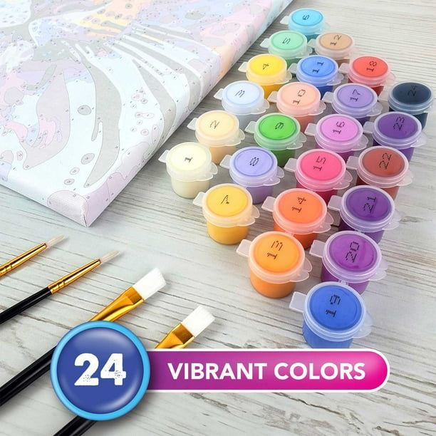 ArtSkills Tropical Paint By Number 3 Canvas Panel Set - Samsclub.com