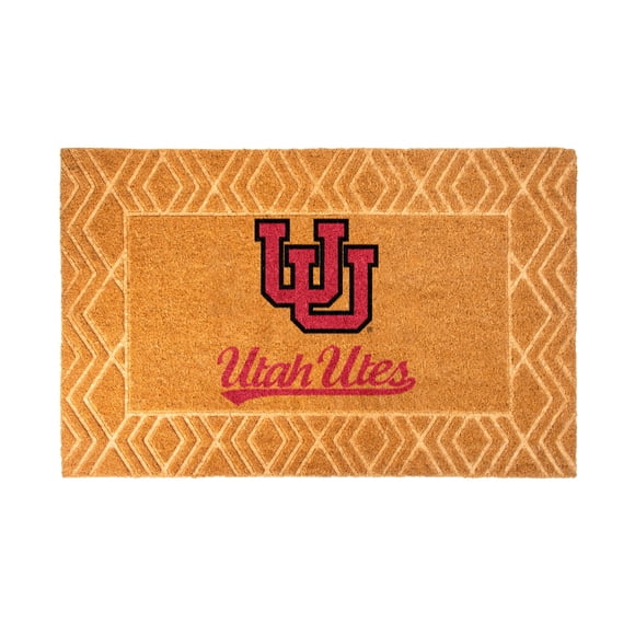 Logo Brands Utah Utes Coir Outdoor Mat