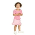 thumbnail image 3 of Rare Editions Toddler Girls 2 Piece Woven Short Set, 3 of 10