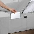 thumbnail image 2 of Swift Home Smart Sheet Set With 8" Side Storage Pockets, Assorted Sizes, 2 of 5
