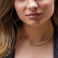 thumbnail image 5 of Round Cut Diamond Riviera Tennis Necklace In 14K Gold, 5 of 7