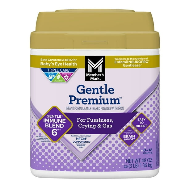 Member's Mark, Gentle Premium Infant Formula, 48