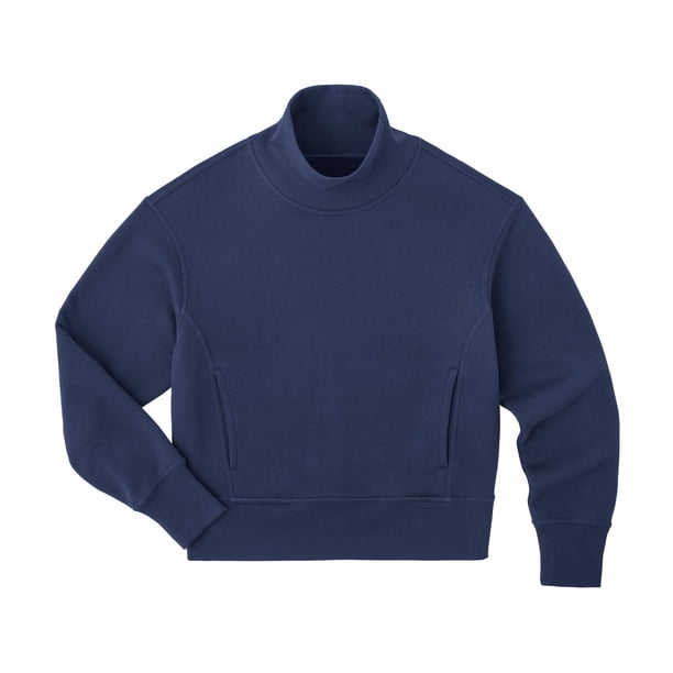 Member's Mark Women's Fleece Rib Mockneck Pullover - Samsclub.com