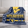 thumbnail image 2 of Logo Brands West Virginia Mountaineers 60"x70" Super Plush Blanket, 2 of 7